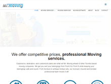 Tablet Screenshot of mrmoving.ca